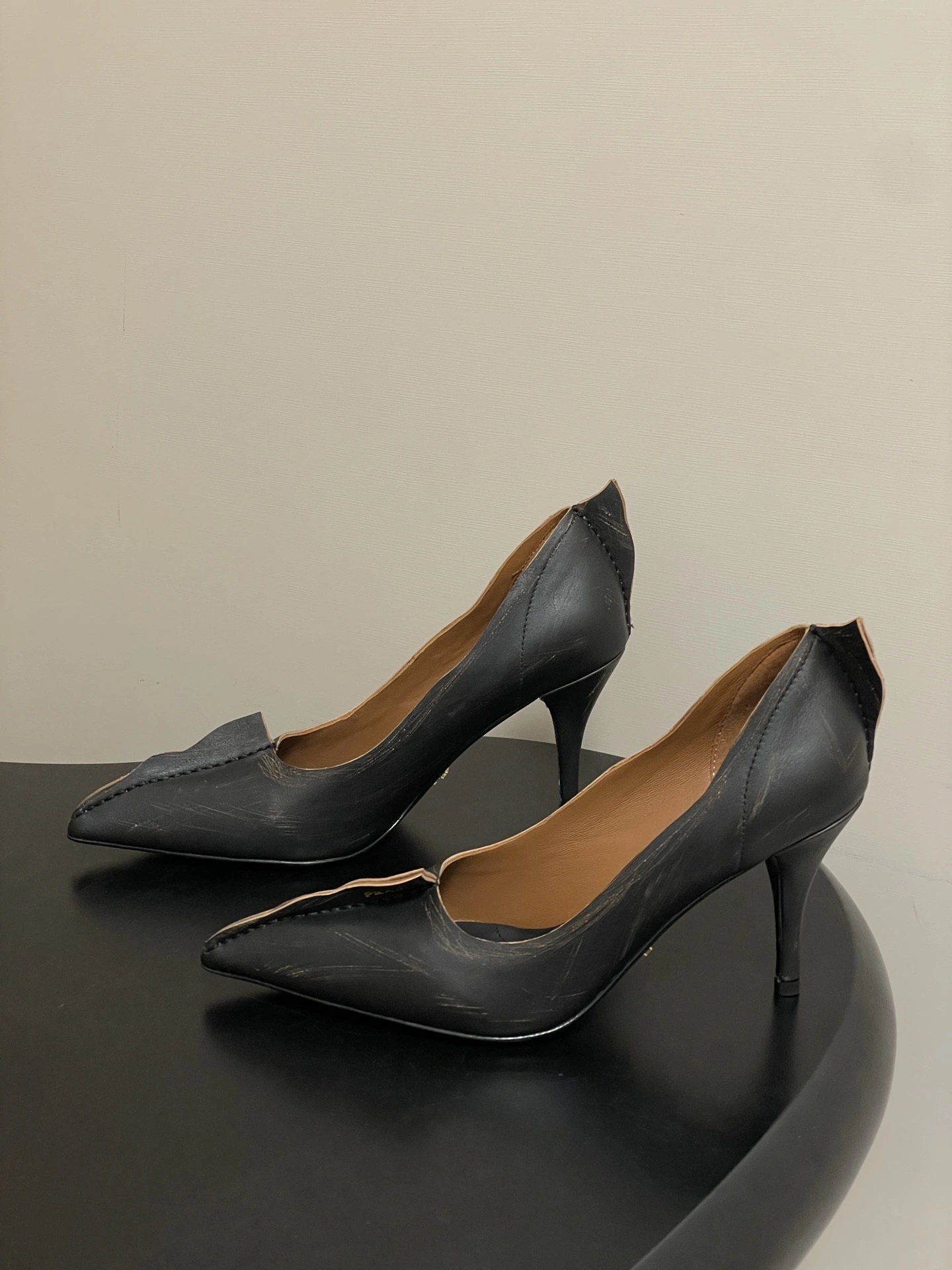 COCO-- Pr141 1I194O_V69_F0Y71_F_A085 Calfskin sheepskin Heel height ：8.5cm item:E-X198J1716
